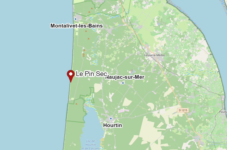 Carte du Pin Sec