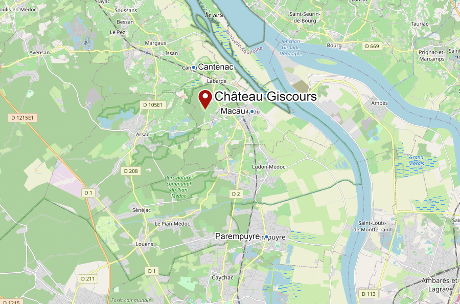 Carte de Château Giscours