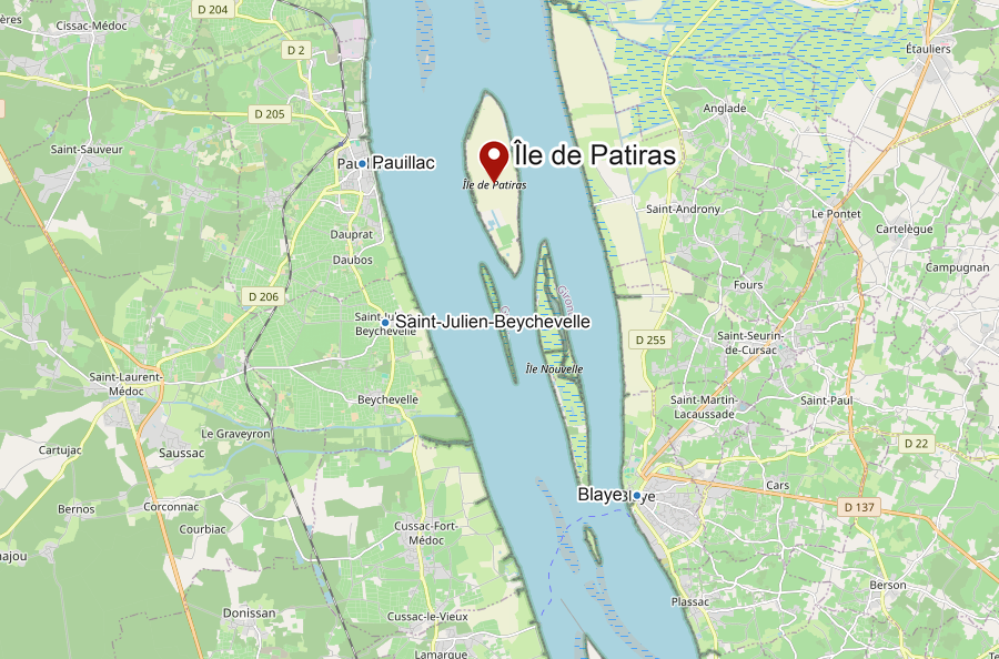 Carte de l’Île de Patiras