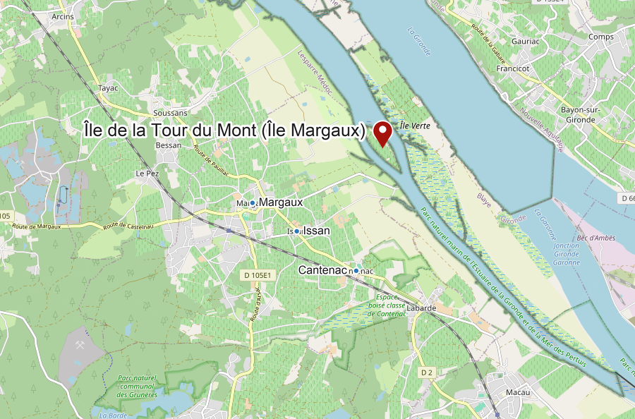 Carte de l’Île Margaux