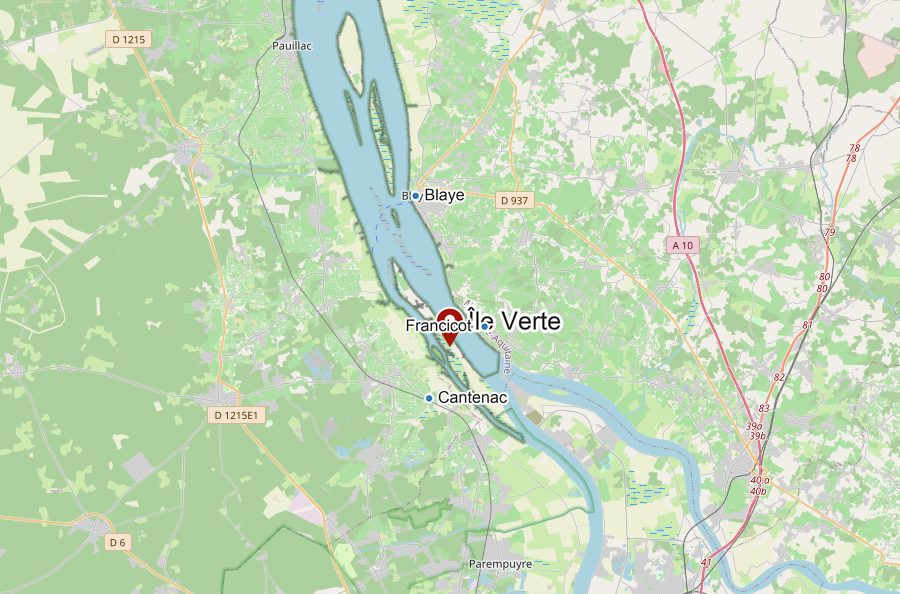 Carte de l’Île Verte