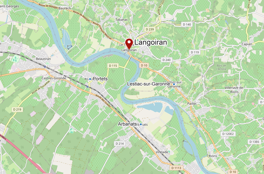 Carte de Langoiran