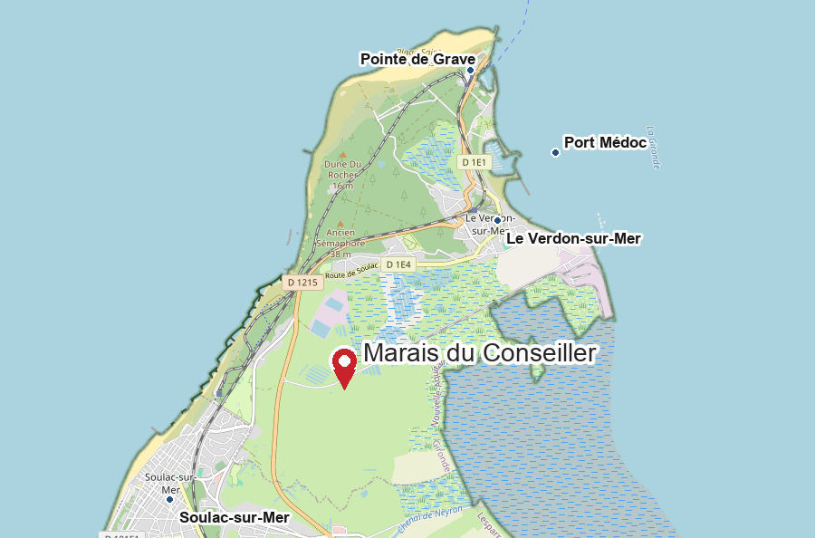 Carte du Marais du Conseiller