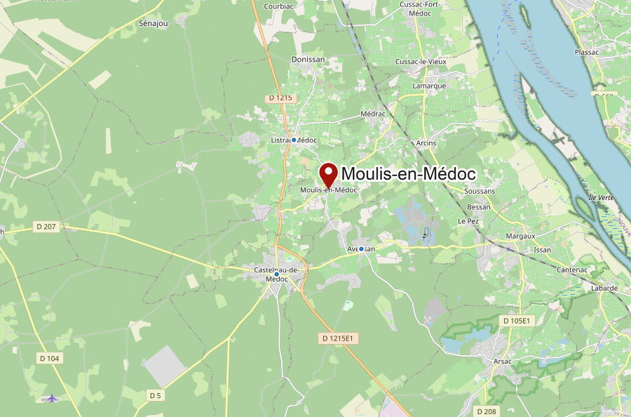 Carte de Moulis