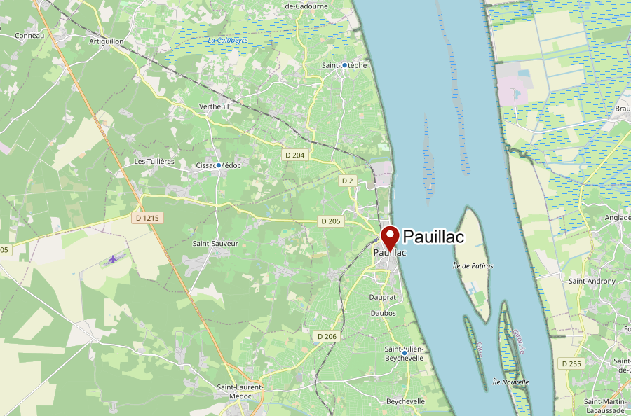 Carte de Pauillac