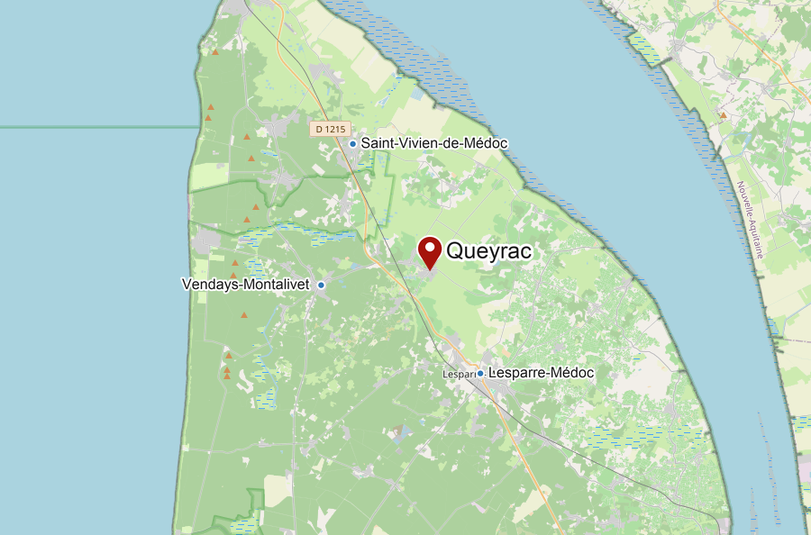 Carte de Queyrac