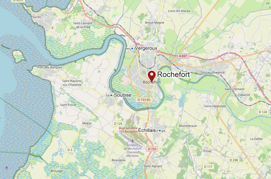 Carte de Rochefort