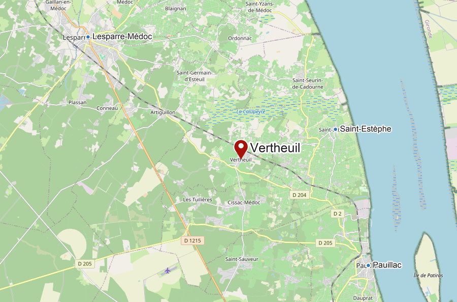 Carte de Vertheuil