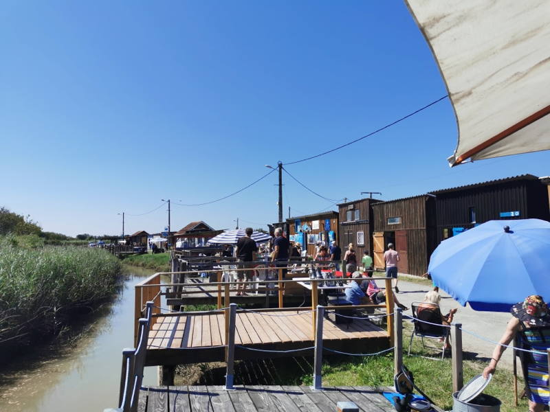 Der Austernhafen von Le Verdon